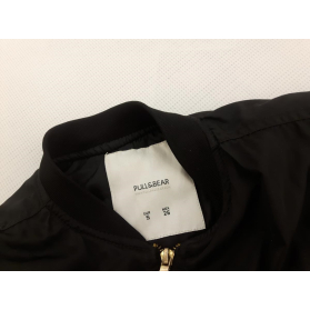 PULL & BEAR czarna KURTKA BOMBERKA przejściow | Lapciucha.pl