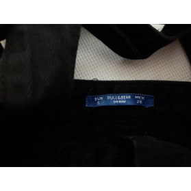 PULL & BEAR jeansowa SUKIENKA z odkrytymi ple | Lapciucha.pl