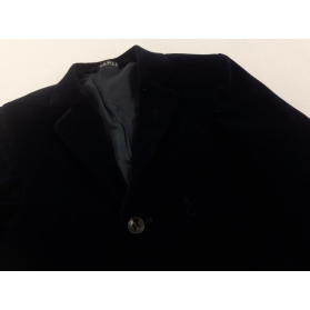 SAMLI elegancka MARYNARKA aksamitna NAVY wizy | Lapciucha.pl