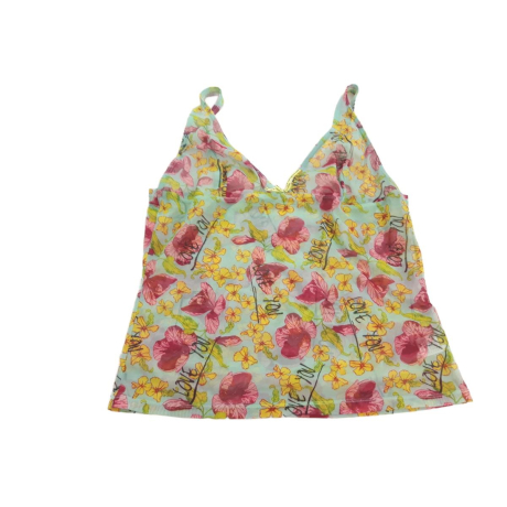 KAPPAHL siateczkowy TOP w kwiaty VINTAGE retr | Lapciucha.pl