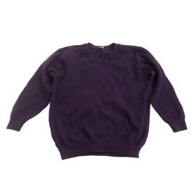TU bawełniany SWETEREK elegancki PURPLE w ser | Lapciucha.pl