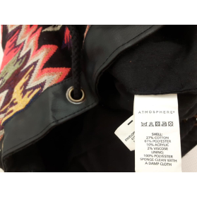 ATMOSPHERE żakardowa TOREBKA WOREK we wzory a | Lapciucha.pl