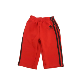 ADIDAS sportowe SPODNIE wygodne LAMPASY czerw | Lapciucha.pl