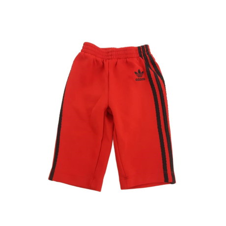 ADIDAS sportowe SPODNIE wygodne LAMPASY czerw | Lapciucha.pl