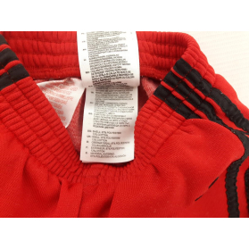 ADIDAS sportowe SPODNIE wygodne LAMPASY czerw | Lapciucha.pl