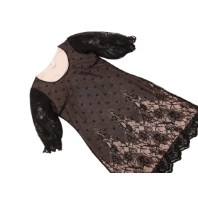 BONPRIX koronkowa SUKIENKA z krótkim rękawem | Lapciucha.pl