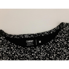 CARRY dresowa SUKIENKA z printem KWIATY mini | Lapciucha.pl