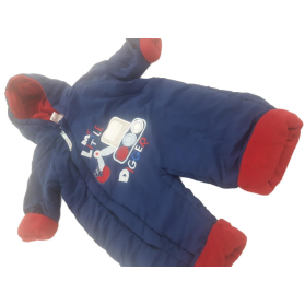 BABY SNUGGLES zimowy KOMBINEZON granatowy HAF | Lapciucha.pl