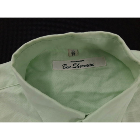 BEN SHERMAN wygodna KOSZULA casual GREEN _ 38 | Lapciucha.pl