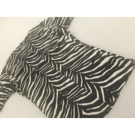 MANGO dzianinowa SUKIENKA nietoperz ZEBRA min | Lapciucha.pl