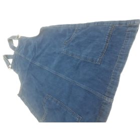 MANGO jeansowa SUKIENKA OGRODNICZKA mini MODN | Lapciucha.pl