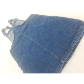 MANGO jeansowa SUKIENKA OGRODNICZKA mini MODN | Lapciucha.pl