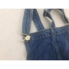 MANGO jeansowa SUKIENKA OGRODNICZKA mini MODN | Lapciucha.pl