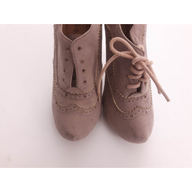MISS SELFRIDGE zamszowe BOTKI na obcasie _ 36 | Lapciucha.pl