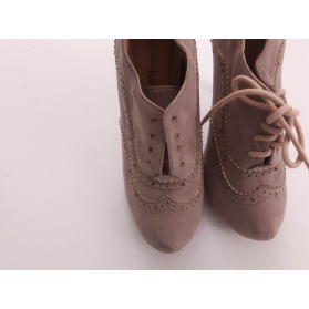 MISS SELFRIDGE zamszowe BOTKI na obcasie _ 36 | Lapciucha.pl
