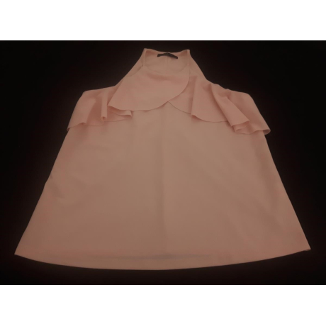 MOHITO elegancka BLUZKA TOP z falbaną MODNA r | Lapciucha.pl