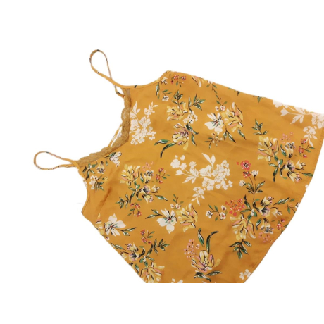 PRIMARK satynowy TOP do spania KWIATY z koron | Lapciucha.pl