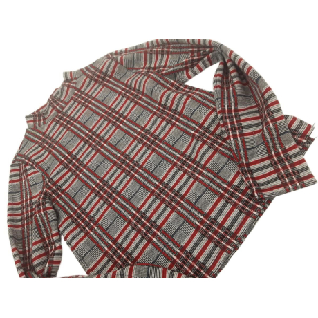 RIVER ISLAND dzianinowa BLUZA wygodna KRATKA | Lapciucha.pl