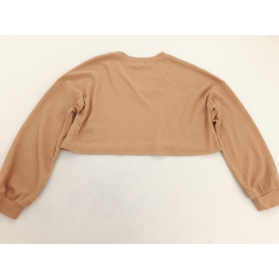 SHEIN brązowa BLUZA dzianinowa OVERSIZE długi | Lapciucha.pl