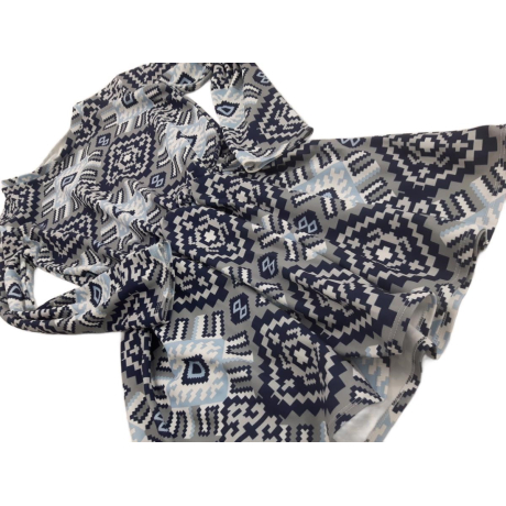 Stylowa SUKIENKA we wzory azteckie MINI rozkl | Lapciucha.pl