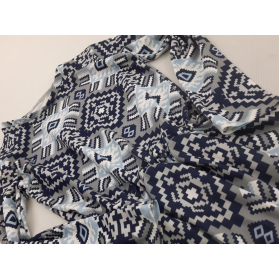 Stylowa SUKIENKA we wzory azteckie MINI rozkl | Lapciucha.pl