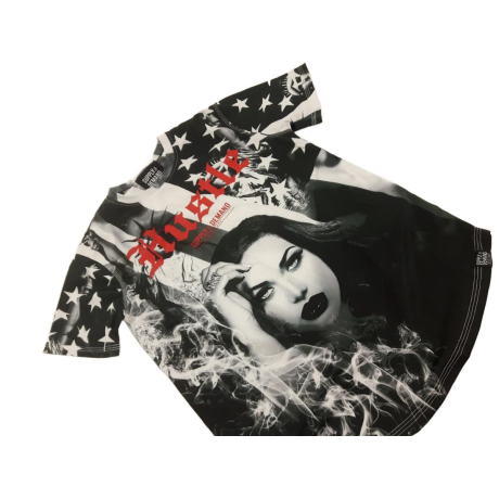 SUPPLY & DEMAND luźna KOSZULKA t-shirt PRINT | Lapciucha.pl