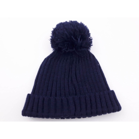 GEORGE włóczkowa CZAPKA zimowa POMPON _ 6-12m | Lapciucha.pl