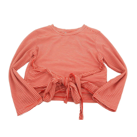 ASOS krótka dzianinowa BLUZKA z wiązaniem PAS | Lapciucha.pl