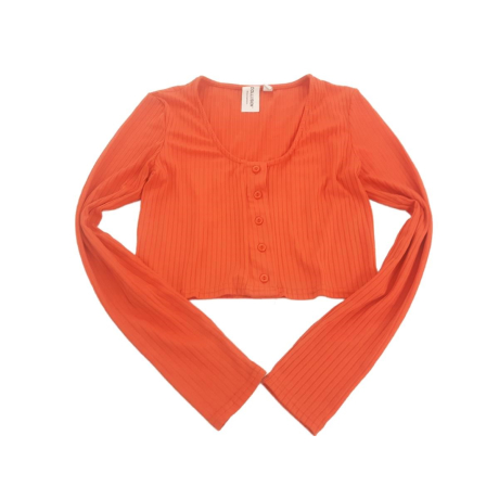 COLLUSION elastyczna BLUZKA CROP TOP z długim | Lapciucha.pl