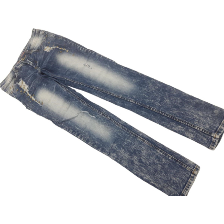 DENIM CO jeansowe SPODNIE RURKI z dżetami BIO | Lapciucha.pl