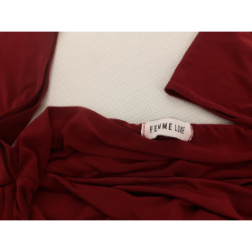 FEMME LUXE drapowana SUKIENKA z odkrytymi ram | Lapciucha.pl