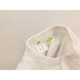 H&M dresowe RAMPERSY z bawełny MUPPETY białe | Lapciucha.pl