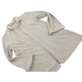 H&M dzianinowy ŻAKIET wygodny PASKI z rękawem | Lapciucha.pl