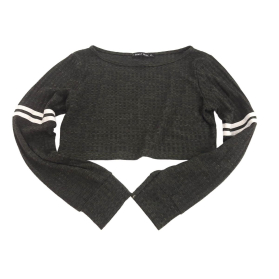 I SAW IT FIRST dzianinowa BLUZKA crop top _ M | Lapciucha.pl