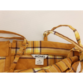 MONKI trapezowa SUKIENKA mini KRATKA stylowa | Lapciucha.pl
