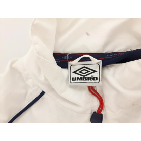 UMBRO sportowa KURTKA wiatrówka VINTAGE biała | Lapciucha.pl