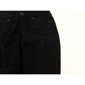 ASOS jeansowe SPODNIE RURKI z koronką MODNE b | Lapciucha.pl