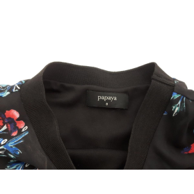 PAPAYA asymetryczna SUKIENKA wygodna KWIATY m | Lapciucha.pl