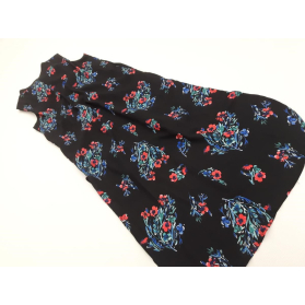 PAPAYA asymetryczna SUKIENKA wygodna KWIATY m | Lapciucha.pl