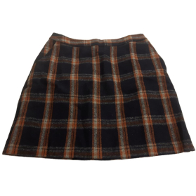 PAPAYA ciewpła SPÓDNICZKA z wełną KRATKA wyso | Lapciucha.pl