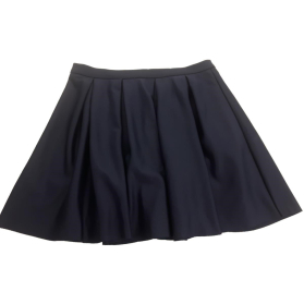 Rozkloszowana SPÓDNICZKA granatowa MODNA _ M | Lapciucha.pl
