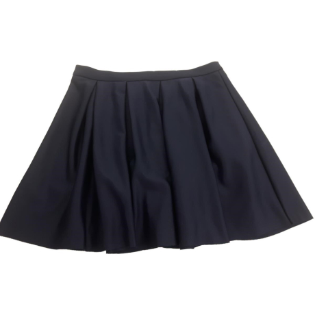 Rozkloszowana SPÓDNICZKA granatowa MODNA _ M | Lapciucha.pl