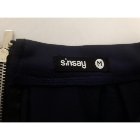 Rozkloszowana SPÓDNICZKA granatowa MODNA _ M | Lapciucha.pl