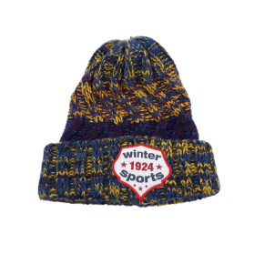 PEPCO włóczkowa CZAPKA beanie NASZYWKA _ 1-3y | Lapciucha.pl