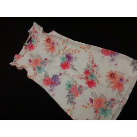 OMBRE elegancka SUKIENKA stylowa KWIATY trape | Lapciucha.pl