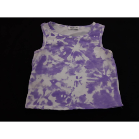 FEMME LUXE dzianinowa BLUZKA krótka TIE DYE _ | Lapciucha.pl