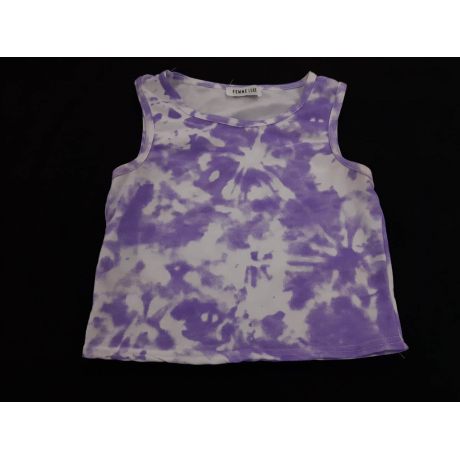 FEMME LUXE dzianinowa BLUZKA krótka TIE DYE _ | Lapciucha.pl