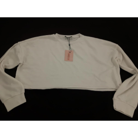 MISSGUIDED krótka BLUZA postarzana OVERSIZE e | Lapciucha.pl