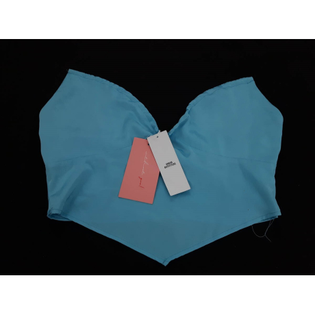 URBAN OUTFITTERS satynowa BLUZKA  crop top _ | Lapciucha.pl