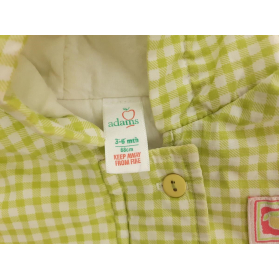 ADAMS stylowa KURTKA w kratkę VINTAGE retro M | Lapciucha.pl